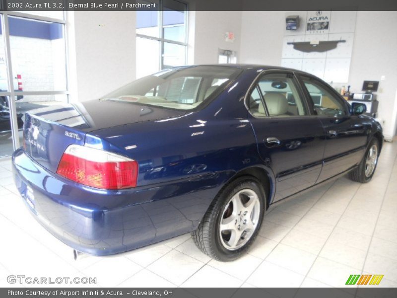 Eternal Blue Pearl / Parchment 2002 Acura TL 3.2