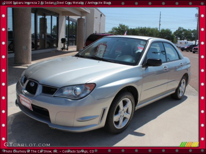 Steel Gray Metallic / Anthracite Black 2006 Subaru Impreza 2.5i Sedan
