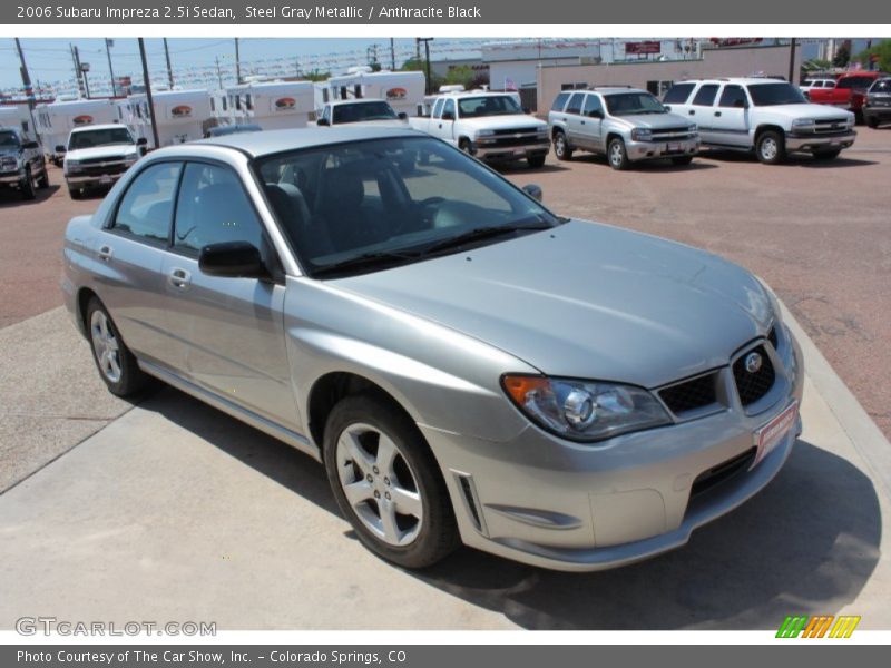 Steel Gray Metallic / Anthracite Black 2006 Subaru Impreza 2.5i Sedan