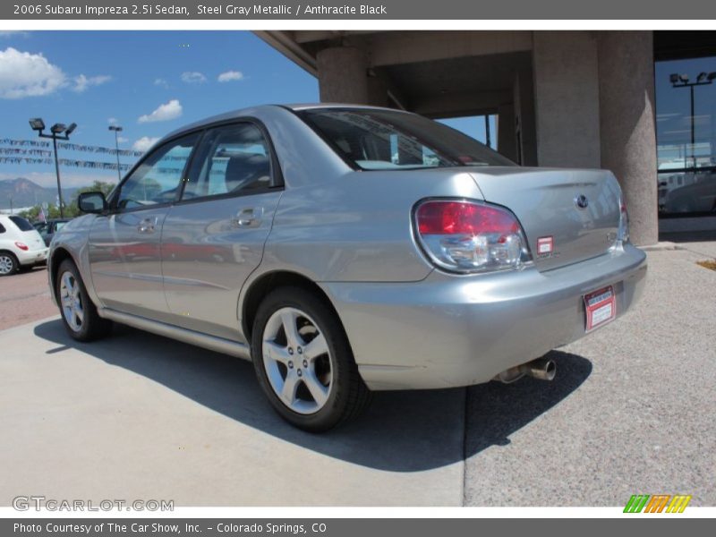 Steel Gray Metallic / Anthracite Black 2006 Subaru Impreza 2.5i Sedan