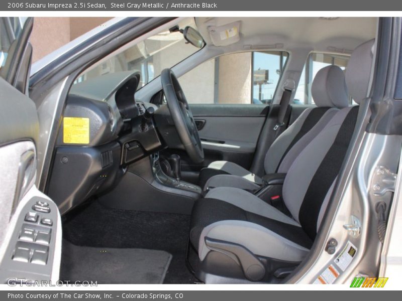 Steel Gray Metallic / Anthracite Black 2006 Subaru Impreza 2.5i Sedan