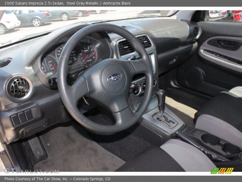 Steel Gray Metallic / Anthracite Black 2006 Subaru Impreza 2.5i Sedan