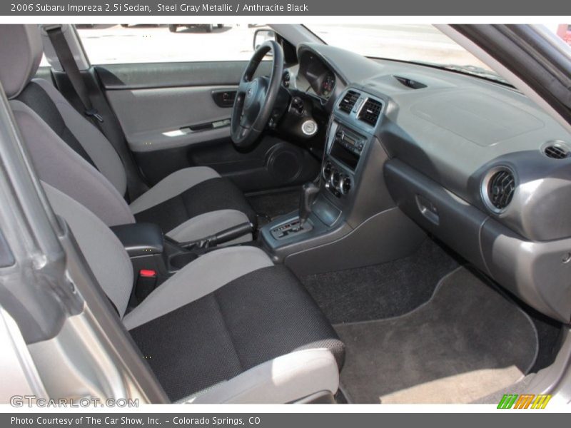 Steel Gray Metallic / Anthracite Black 2006 Subaru Impreza 2.5i Sedan