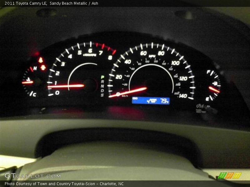 Sandy Beach Metallic / Ash 2011 Toyota Camry LE