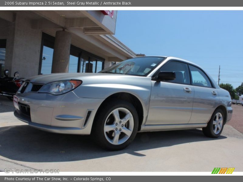Steel Gray Metallic / Anthracite Black 2006 Subaru Impreza 2.5i Sedan