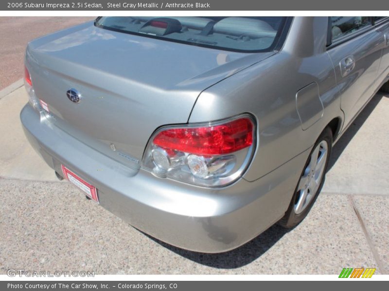 Steel Gray Metallic / Anthracite Black 2006 Subaru Impreza 2.5i Sedan