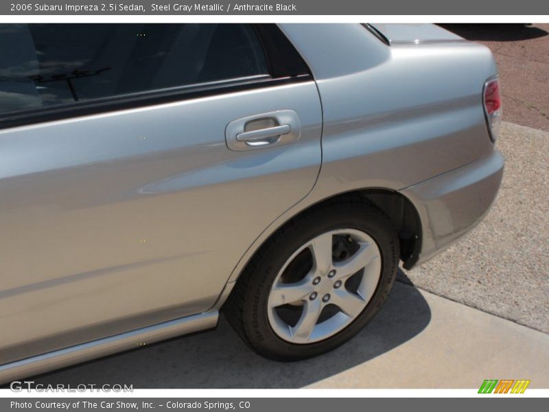 Steel Gray Metallic / Anthracite Black 2006 Subaru Impreza 2.5i Sedan