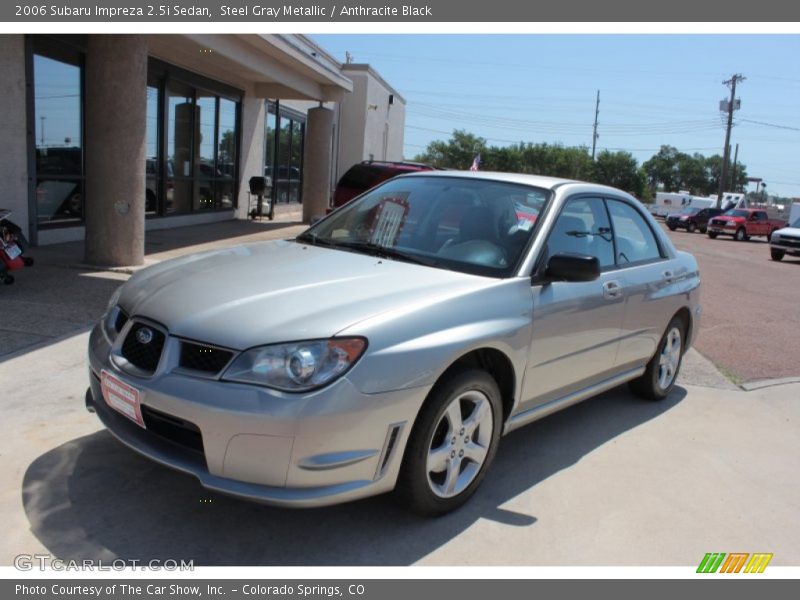 Steel Gray Metallic / Anthracite Black 2006 Subaru Impreza 2.5i Sedan
