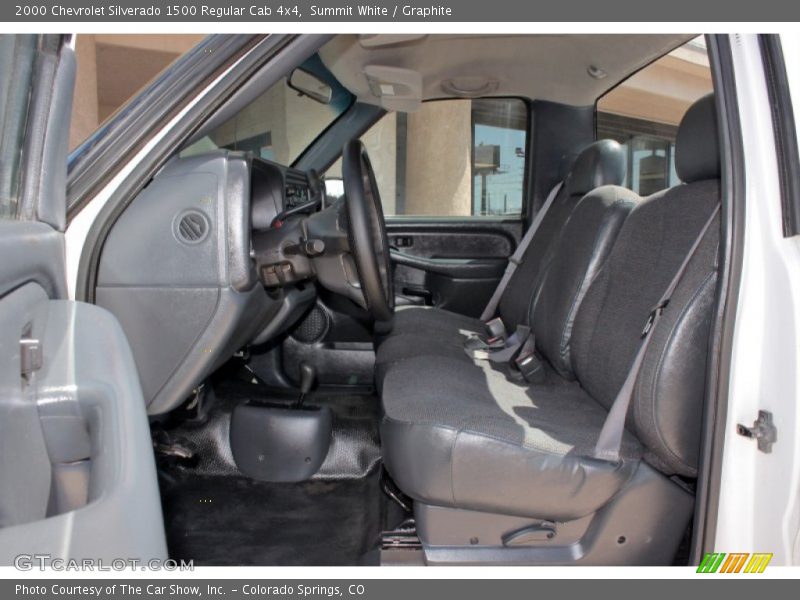 Summit White / Graphite 2000 Chevrolet Silverado 1500 Regular Cab 4x4