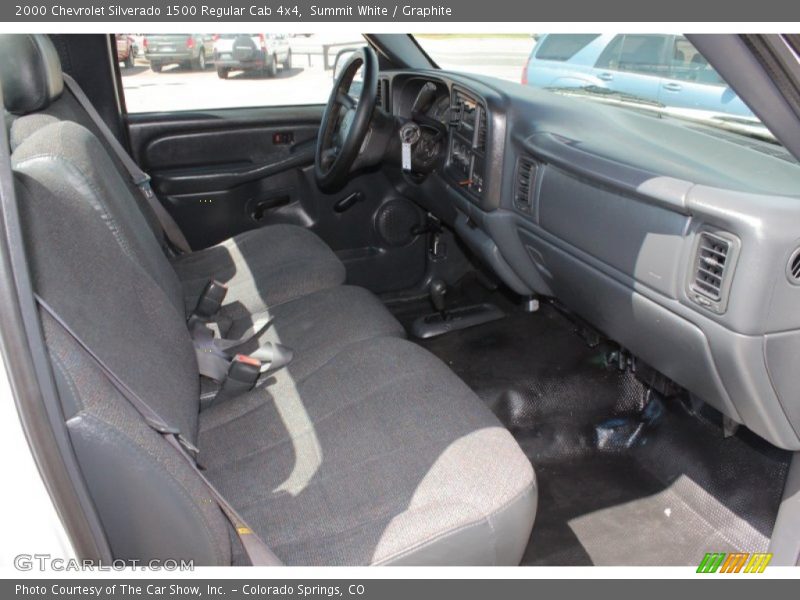Summit White / Graphite 2000 Chevrolet Silverado 1500 Regular Cab 4x4