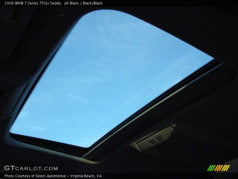 Jet Black / Black/Black 2006 BMW 7 Series 750Li Sedan