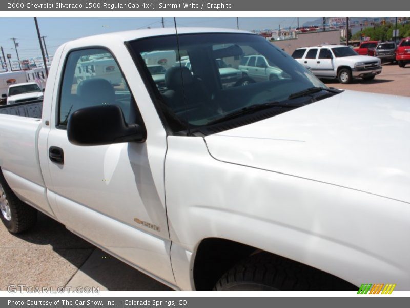 Summit White / Graphite 2000 Chevrolet Silverado 1500 Regular Cab 4x4