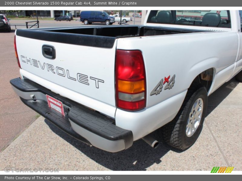 Summit White / Graphite 2000 Chevrolet Silverado 1500 Regular Cab 4x4