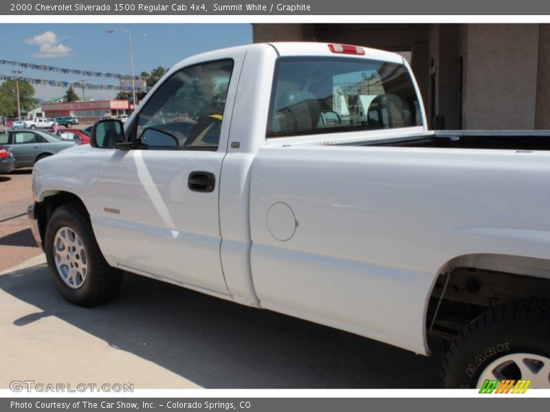 Summit White / Graphite 2000 Chevrolet Silverado 1500 Regular Cab 4x4