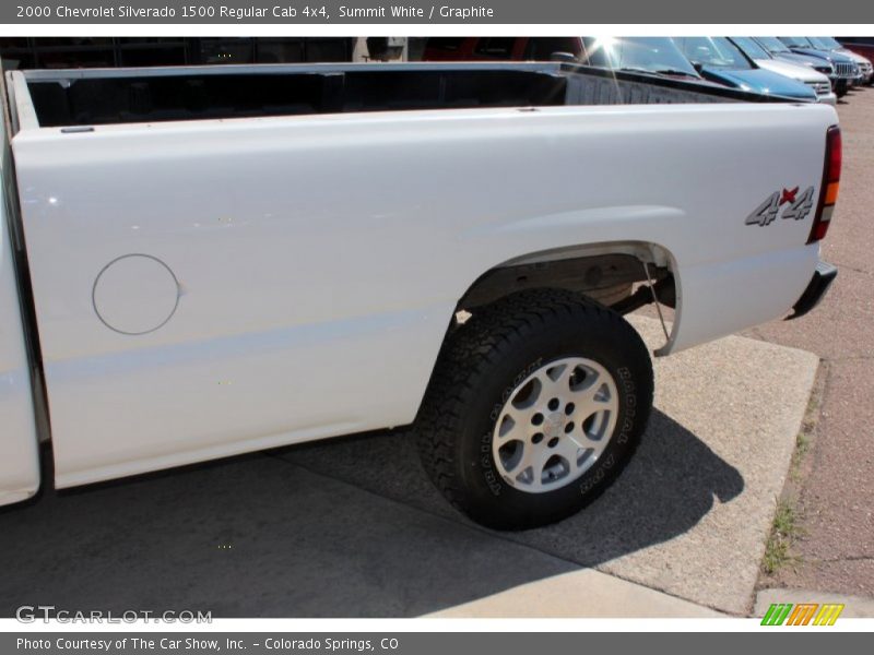 Summit White / Graphite 2000 Chevrolet Silverado 1500 Regular Cab 4x4
