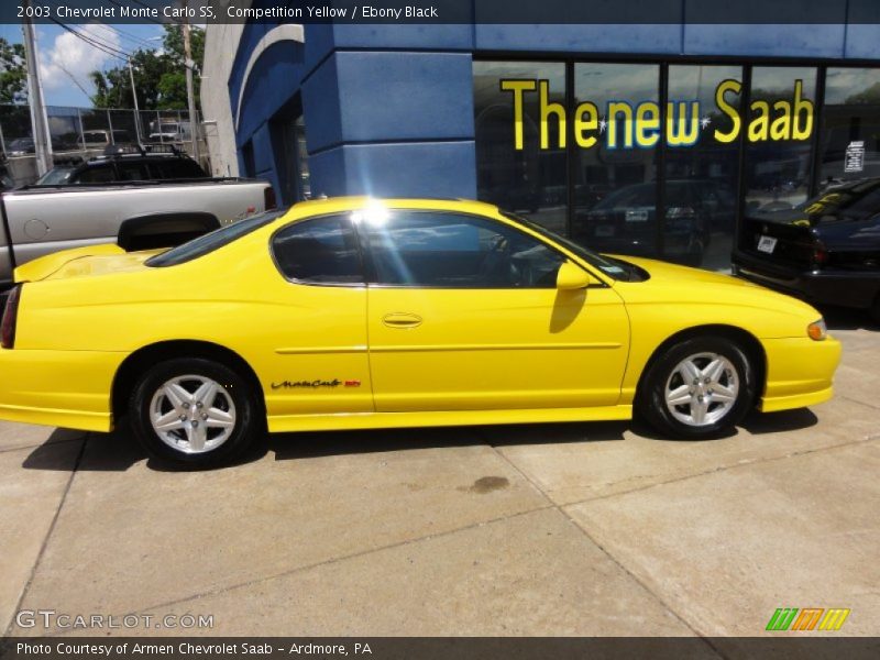 Competition Yellow / Ebony Black 2003 Chevrolet Monte Carlo SS