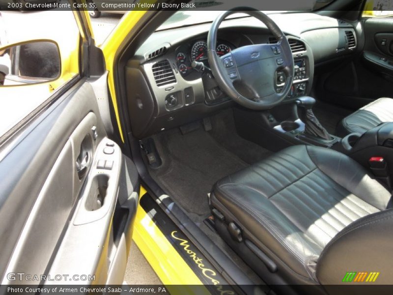 Competition Yellow / Ebony Black 2003 Chevrolet Monte Carlo SS