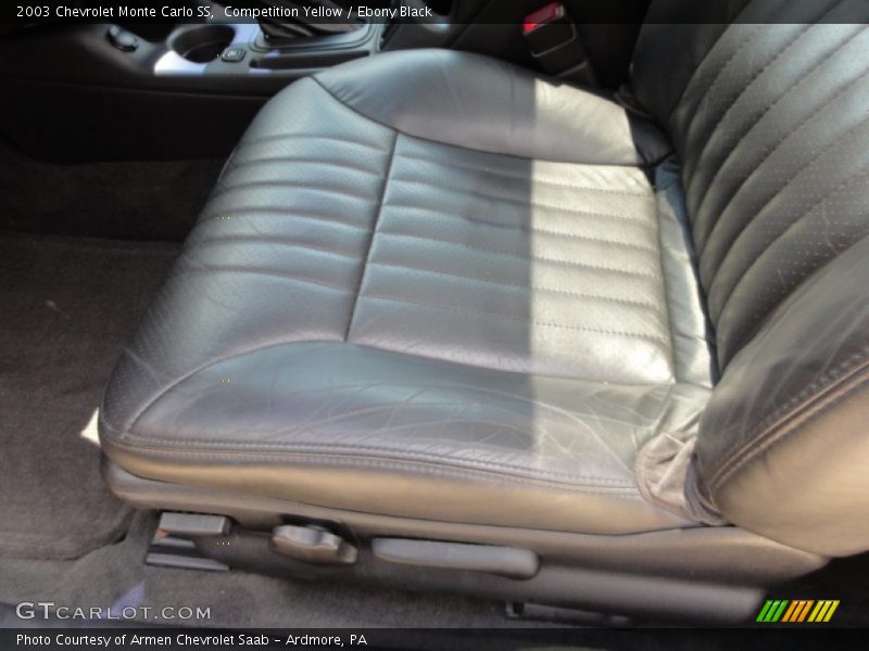 Competition Yellow / Ebony Black 2003 Chevrolet Monte Carlo SS