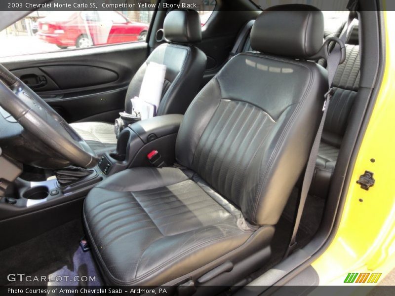 Competition Yellow / Ebony Black 2003 Chevrolet Monte Carlo SS