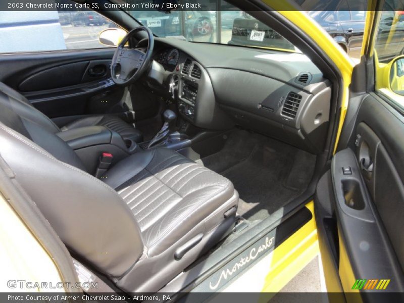 Competition Yellow / Ebony Black 2003 Chevrolet Monte Carlo SS