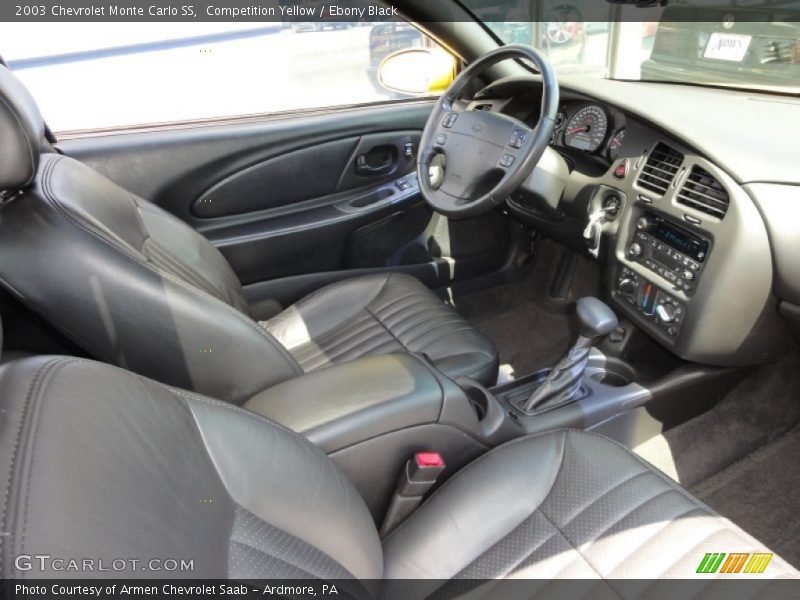 Competition Yellow / Ebony Black 2003 Chevrolet Monte Carlo SS