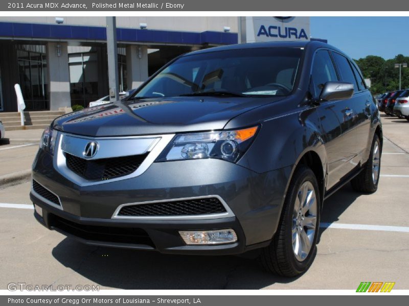 Polished Metal Metallic / Ebony 2011 Acura MDX Advance