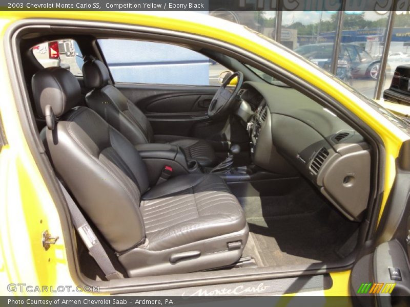 Competition Yellow / Ebony Black 2003 Chevrolet Monte Carlo SS
