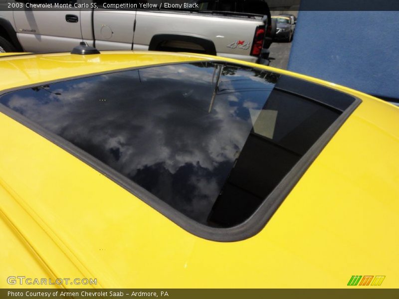 Competition Yellow / Ebony Black 2003 Chevrolet Monte Carlo SS