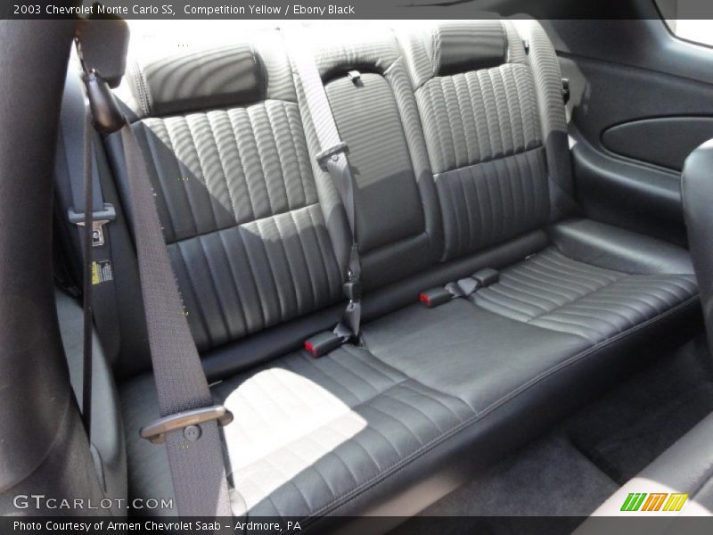 Competition Yellow / Ebony Black 2003 Chevrolet Monte Carlo SS