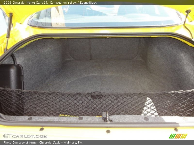 Competition Yellow / Ebony Black 2003 Chevrolet Monte Carlo SS