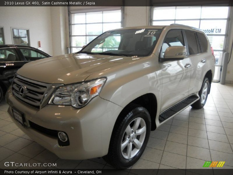 Satin Cashmere Metallic / Sepia 2010 Lexus GX 460