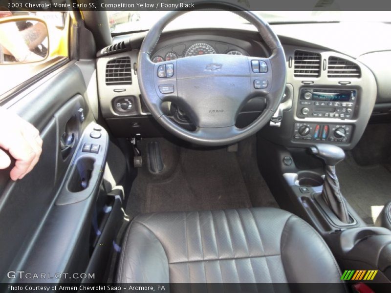 Competition Yellow / Ebony Black 2003 Chevrolet Monte Carlo SS