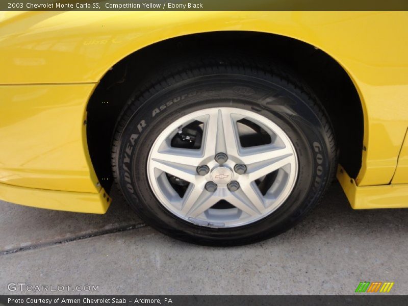 Competition Yellow / Ebony Black 2003 Chevrolet Monte Carlo SS