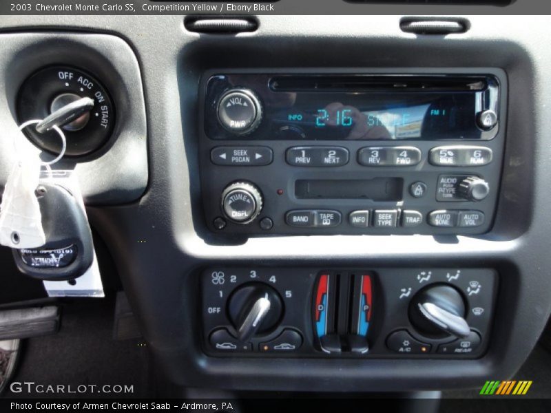 Competition Yellow / Ebony Black 2003 Chevrolet Monte Carlo SS