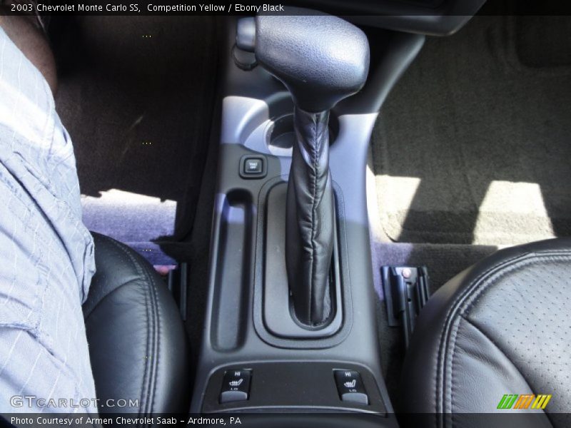 Competition Yellow / Ebony Black 2003 Chevrolet Monte Carlo SS