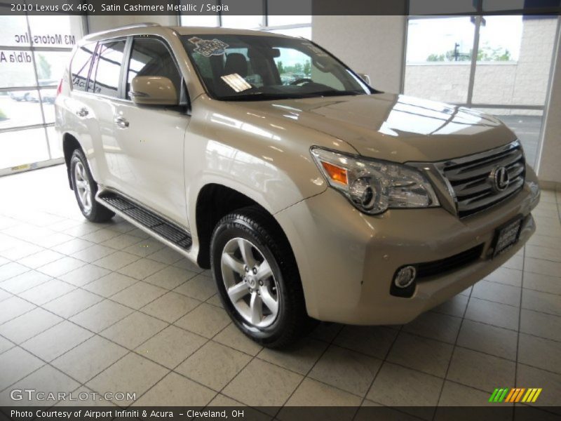 Satin Cashmere Metallic / Sepia 2010 Lexus GX 460