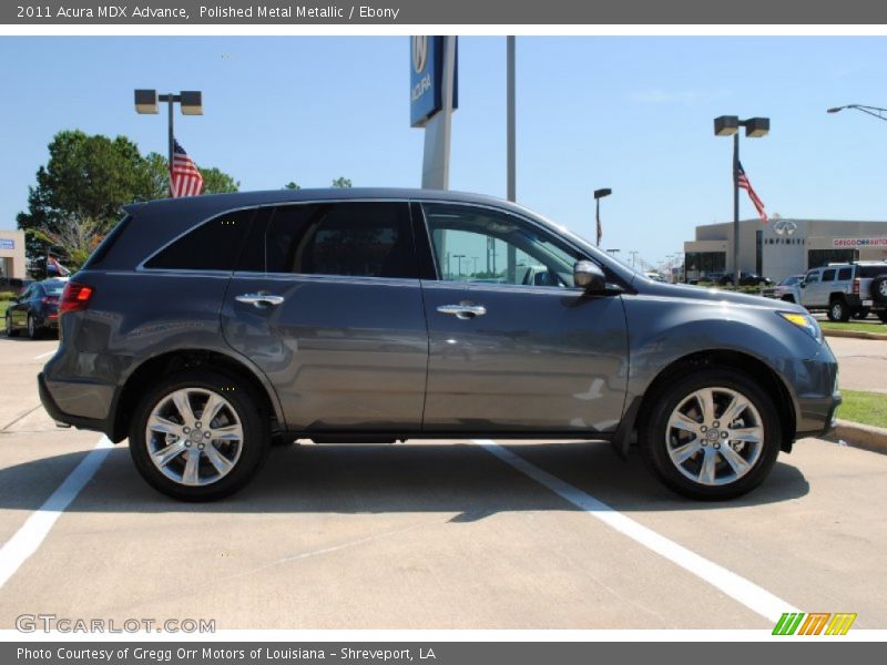 Polished Metal Metallic / Ebony 2011 Acura MDX Advance