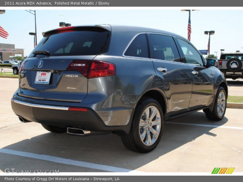 Polished Metal Metallic / Ebony 2011 Acura MDX Advance