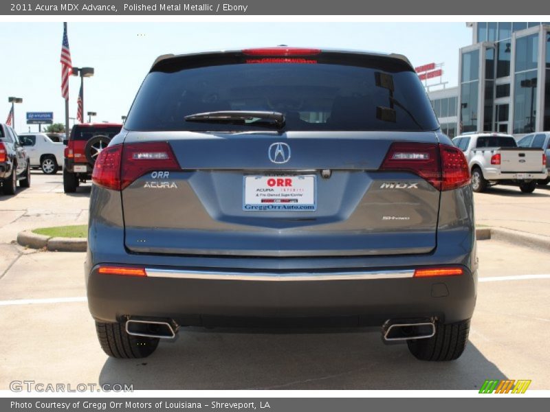 Polished Metal Metallic / Ebony 2011 Acura MDX Advance