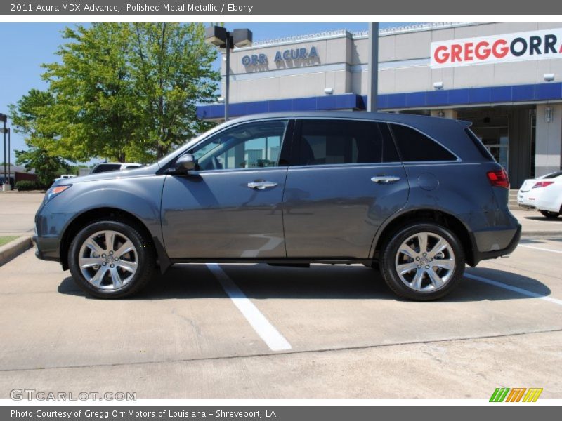 Polished Metal Metallic / Ebony 2011 Acura MDX Advance