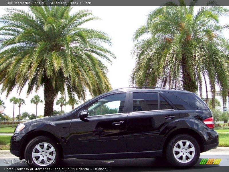 Black / Black 2006 Mercedes-Benz ML 350 4Matic