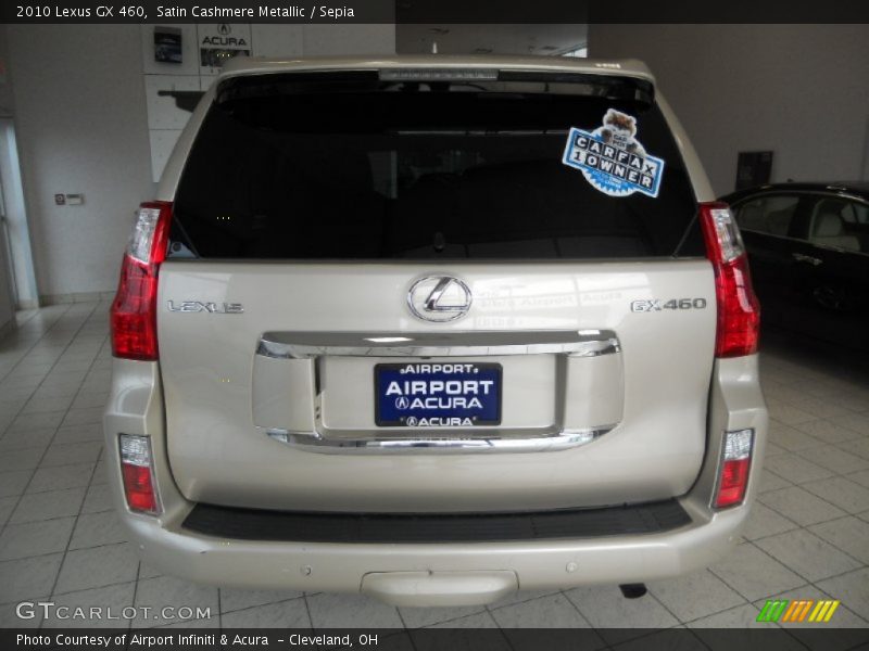 Satin Cashmere Metallic / Sepia 2010 Lexus GX 460