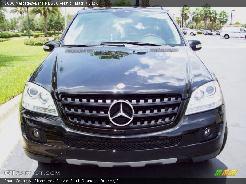 Black / Black 2006 Mercedes-Benz ML 350 4Matic
