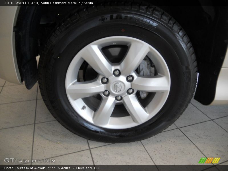 Satin Cashmere Metallic / Sepia 2010 Lexus GX 460