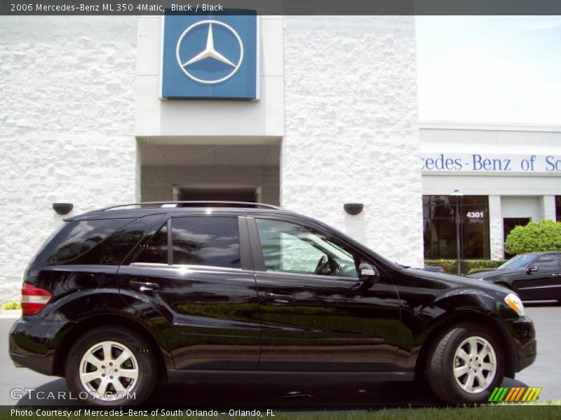 Black / Black 2006 Mercedes-Benz ML 350 4Matic