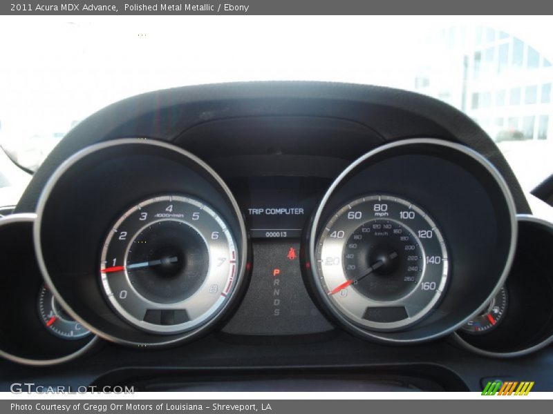  2011 MDX Advance Advance Gauges