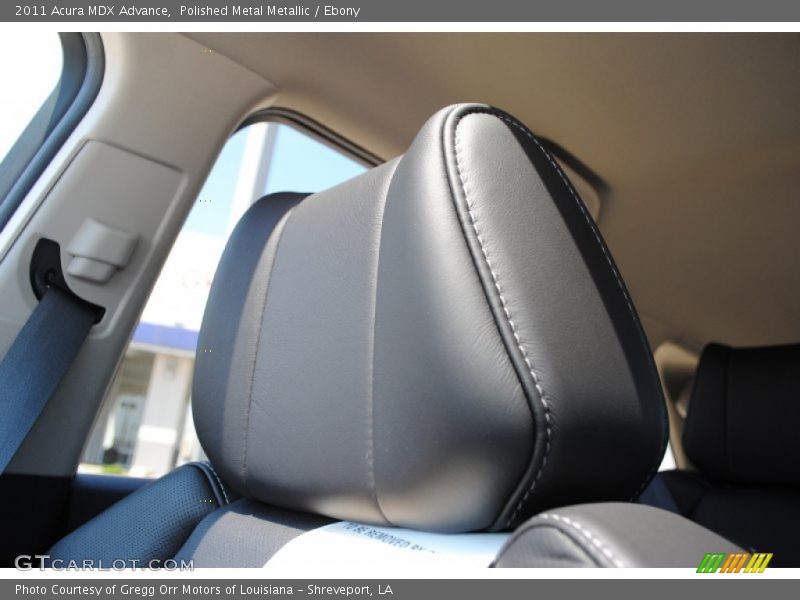 Polished Metal Metallic / Ebony 2011 Acura MDX Advance