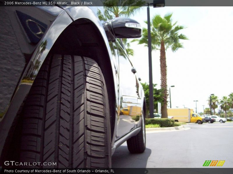 Black / Black 2006 Mercedes-Benz ML 350 4Matic