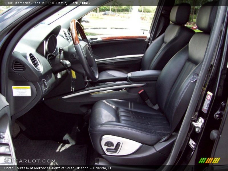 Black / Black 2006 Mercedes-Benz ML 350 4Matic