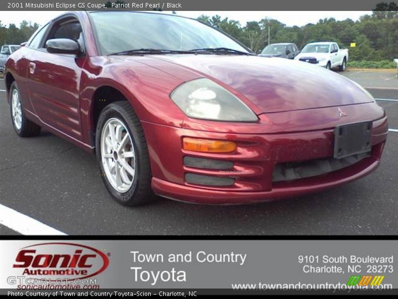 Patriot Red Pearl / Black 2001 Mitsubishi Eclipse GS Coupe